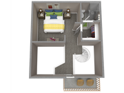 2 Bedroom Loft - Upstairs