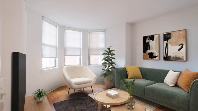 Living Room with Hard Surface Flooring