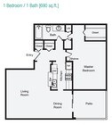 1BR/1BA