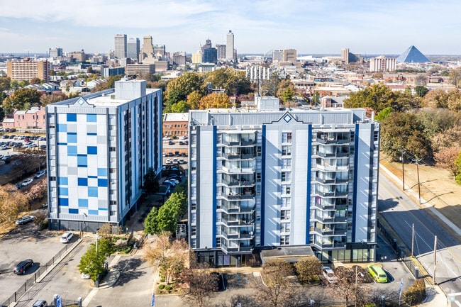Aerial - Helix at the District Rental