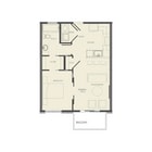 A1-LT: 2BD | 2BA | 515 SF
