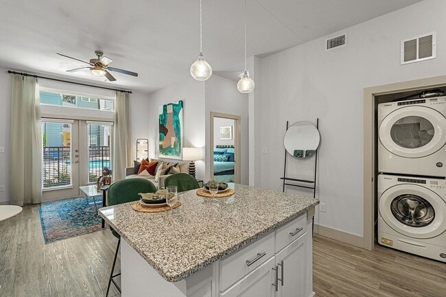 Living and In Unit Laundry Room
