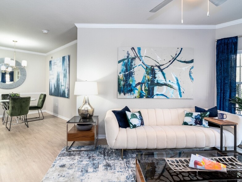 Open Floor Plan Living Area
