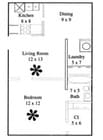 1BR/1BA