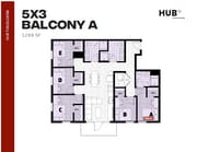 5x3 Balcony A