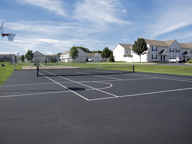 Canchas de tenis y básquetbol