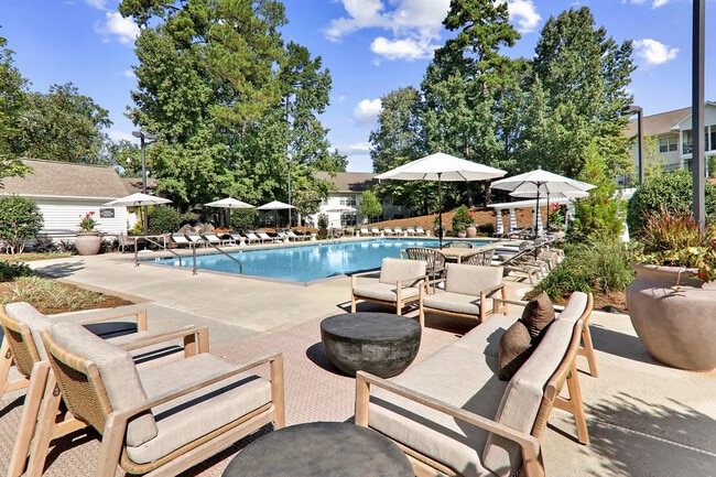Resort-Style Swimming Pool with Lounge Seating