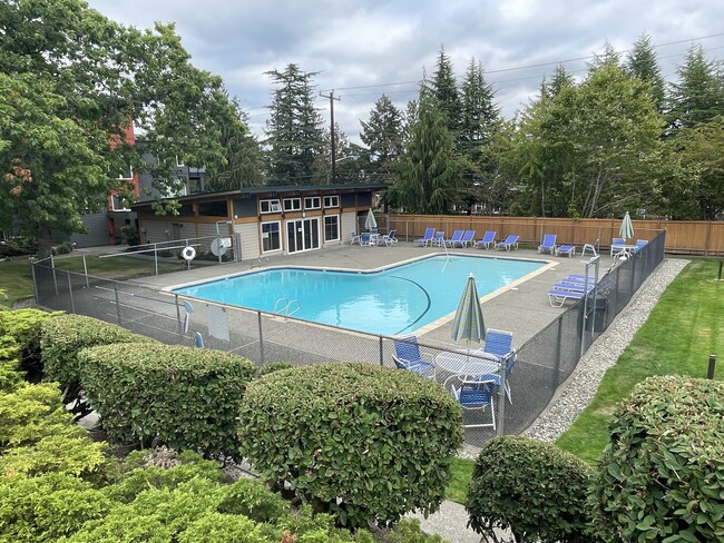 view of swimming pool and cabana - 7001 Sand Point Way NE Unit A0001