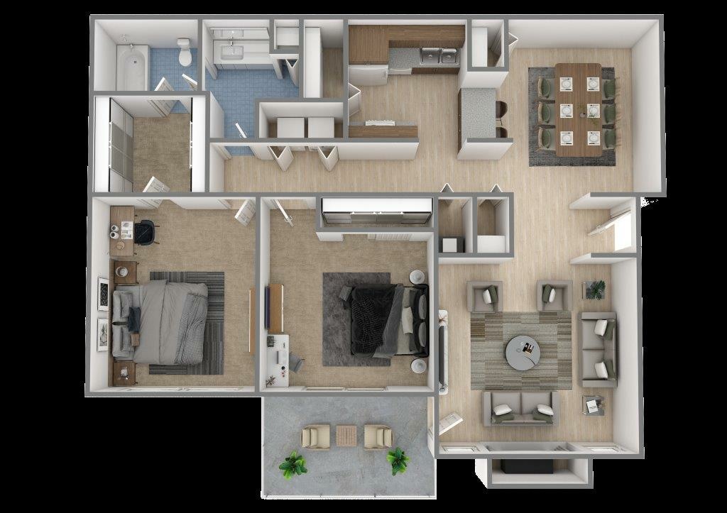08 Hibiscus 2BR 2BA 1075.jpg - Hibiscus
