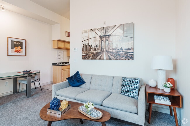 1BR, 1BA - 600SF - Living Room