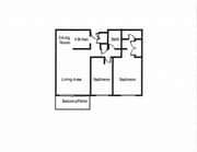 2 BR/1.5 BA