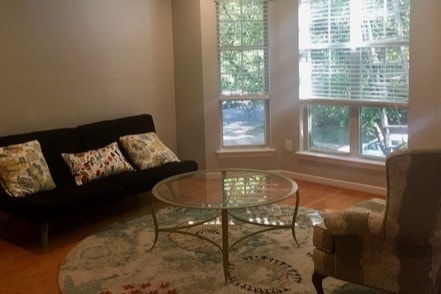 Living room bay window. Tons of natural light - 415 Mather Green Ave Unit J