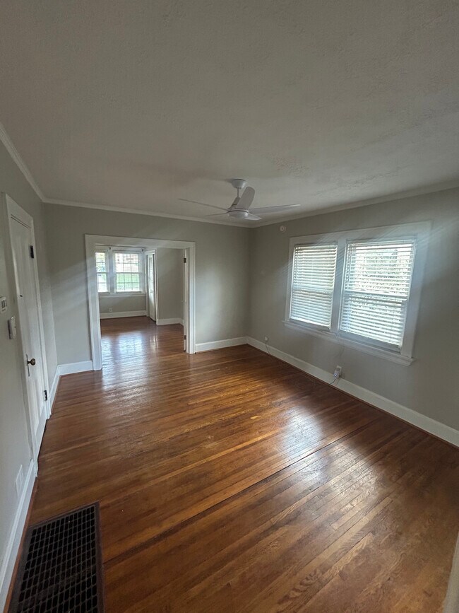 Open Living Room with Great Natural Lighting & Beautiful Hardwood Flooring - 4524 Orkney Ave Unit 1