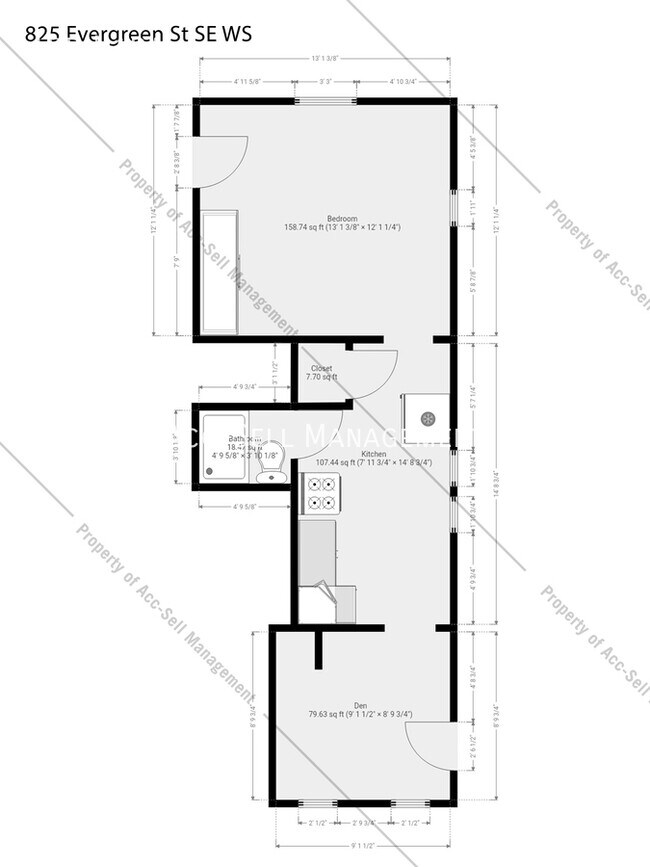 Photo - 825 Evergreen St SE Unidad West side