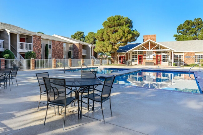 Poolside Relaxation at Whispering Pines, El Paso