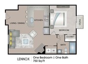 One Bed, One Bath