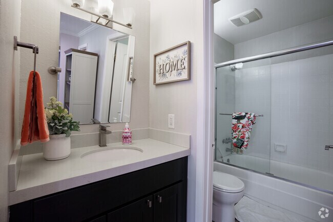 1BR, 1BA - Plan B - Bathroom - 888 Golden Fortune