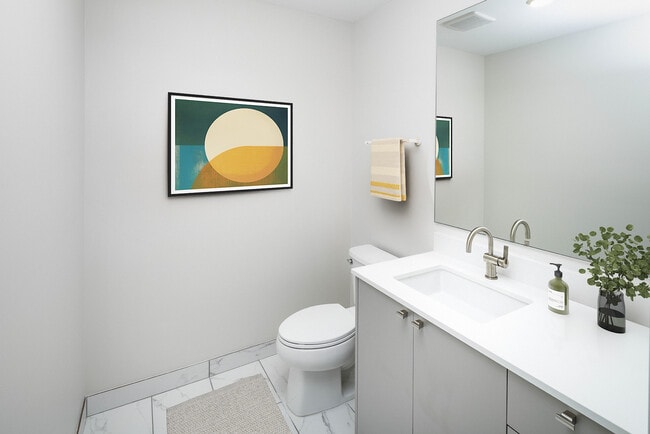 Signature Collection Townhome powder room half-bath