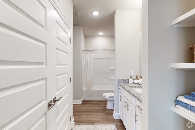 The Rousseau: 1BR, 1BA - Bathroom