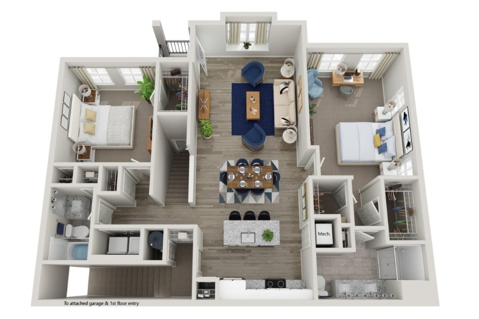 Floor Plan - The Evans