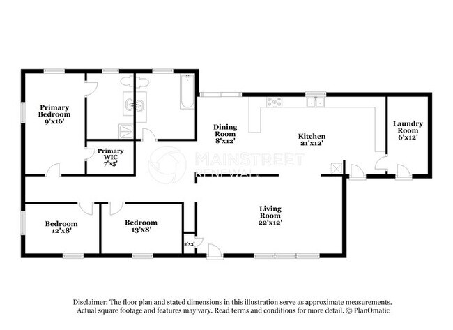 3 Bedroom Pet-Friendly Home in HUEYTOWN, AL with Main Street Renewal