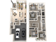 4 bedrooms, 2.5 bathrooms, 2-car garage