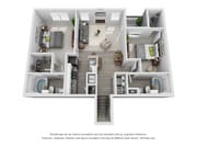 Mallard with 1 Car Garage 1117 sqft (2nd floor)