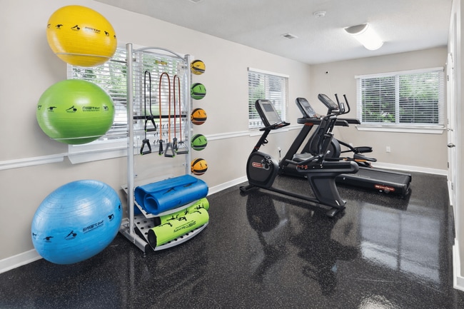 Fitness Center with Cardio and Yoga Station