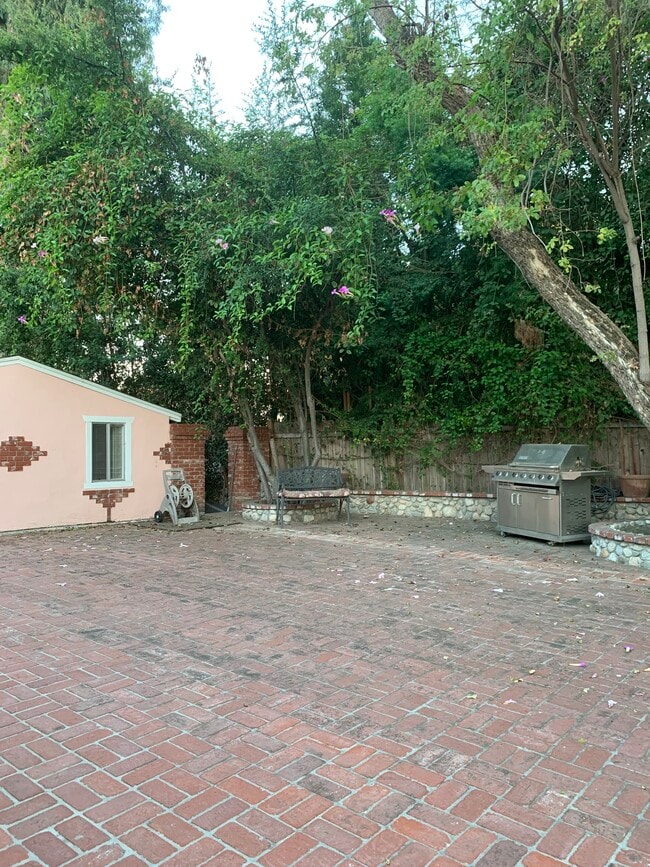 Brick Patio Under Trees - 15138 Encanto Dr