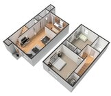 Two Bedroom Floor Plan