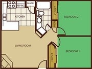 2 Bed 1 Bath