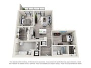 Two Bedroom Two Bath (994 SF)