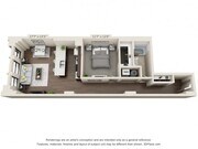One Bed One Bath 858 sqft