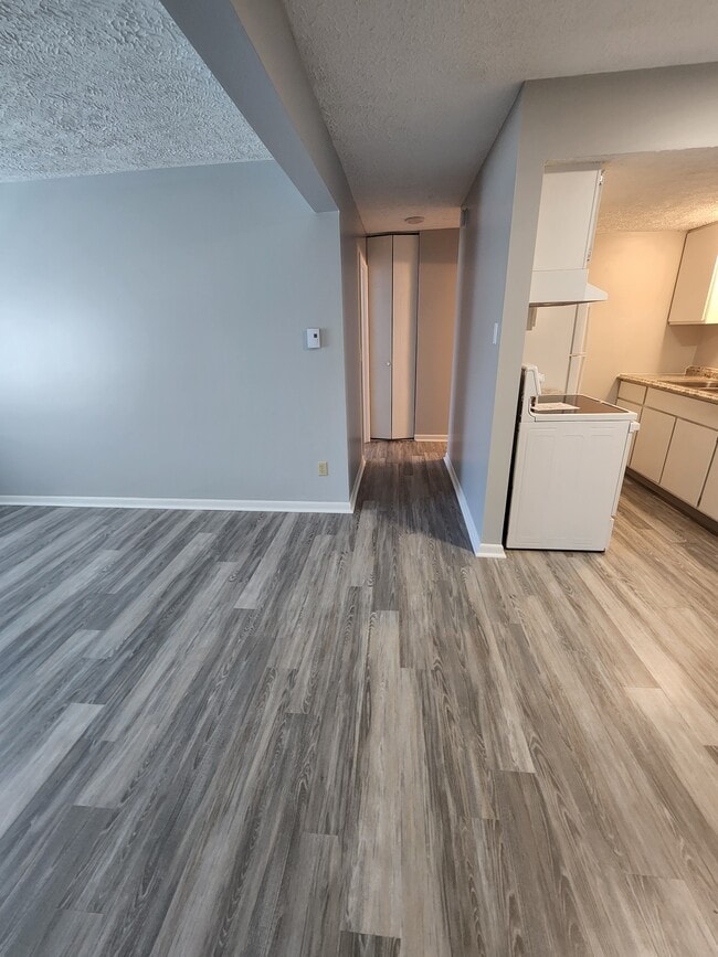 Hallway into Linen Closet