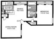 1BR/1BA