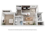 1x1 Floor Plan