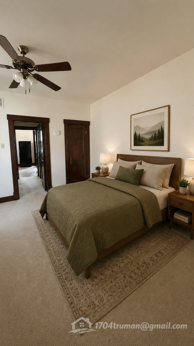 Bedroom (AI staged for ideas!) - 1316 Raab Ave
