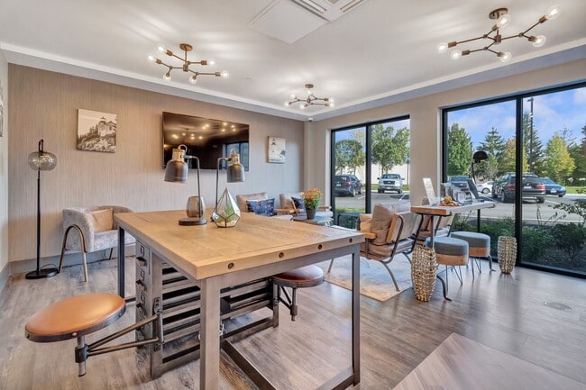 Resident Lounge and Work area
