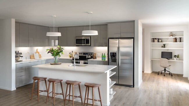 Kitchen with Stainless Steel Appliances