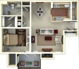 1BR/1BA