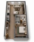 1 Bedroom Open - Tower