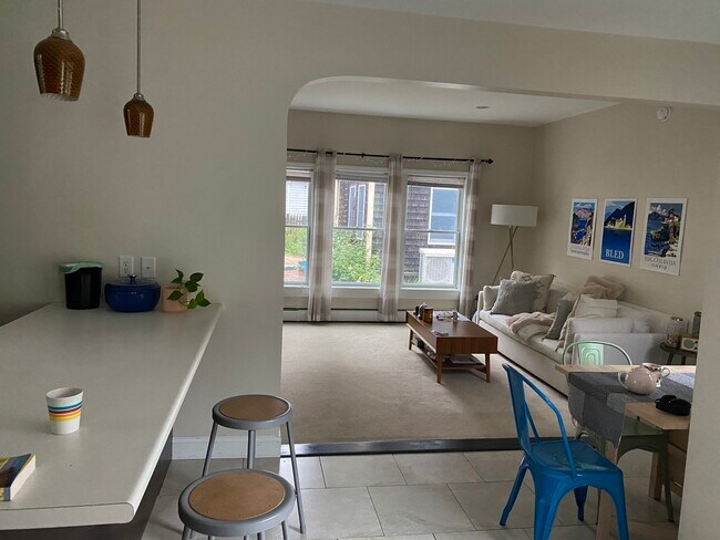 Living room off the kitchen - 28 Munjoy St