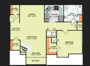 1BR/1BA
