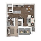 Compass - Balcony - 1 Bed, 1 Bath, 1084 sq. ft.