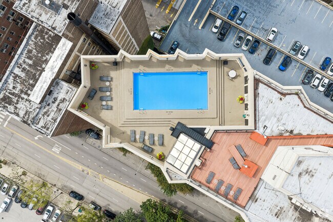 Aerial Pool View
