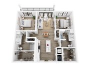 B1-C floor plan LANA at Lake Norman