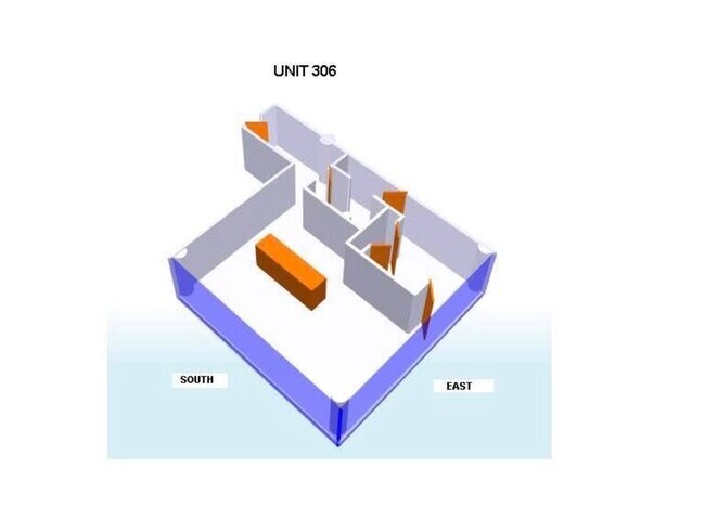 Flat Layout - 5601 Smetana Dr Unit 306