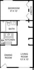1BR/1BA