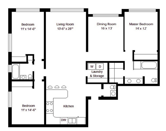 331 W Oakdale Ave Unidad 3 Bedroom