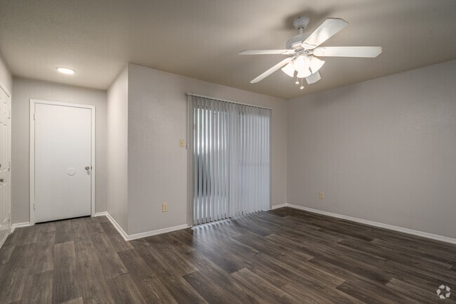 Spacious Unit Living Rooms with Exterior Doors